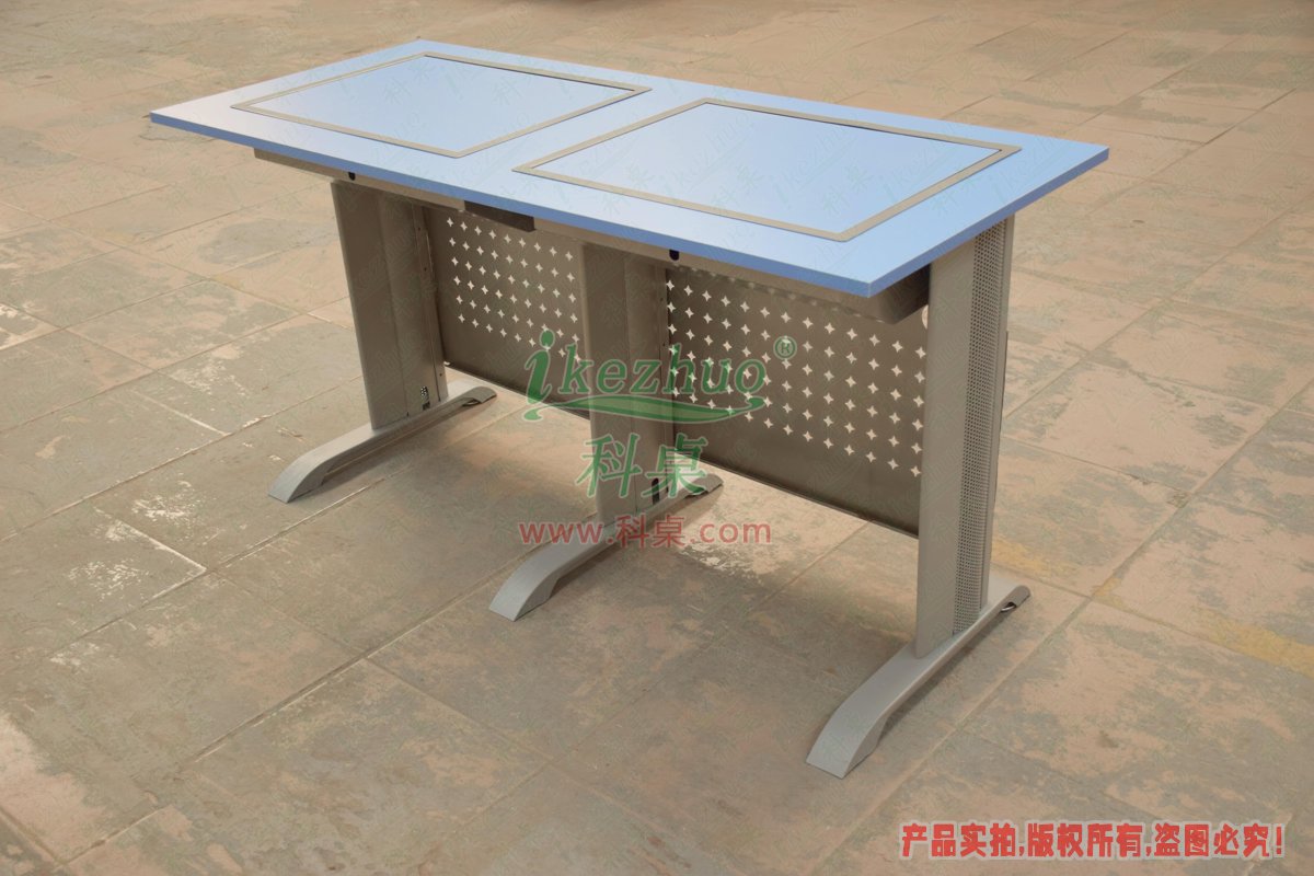 科桌家具,翻轉(zhuǎn)電腦桌,雙人金屬腳架手動(dòng)箱體翻轉(zhuǎn)電腦桌 科桌家具,翻轉(zhuǎn)電腦桌,雙人金屬腳架手動(dòng)箱體翻轉(zhuǎn)電腦桌