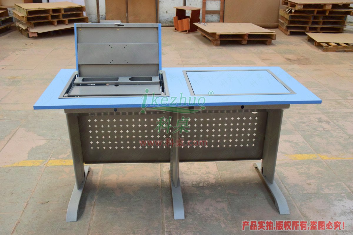 科桌家具,翻轉(zhuǎn)電腦桌,雙人金屬腳架手動(dòng)箱體翻轉(zhuǎn)電腦桌 科桌家具,翻轉(zhuǎn)電腦桌,雙人金屬腳架手動(dòng)箱體翻轉(zhuǎn)電腦桌